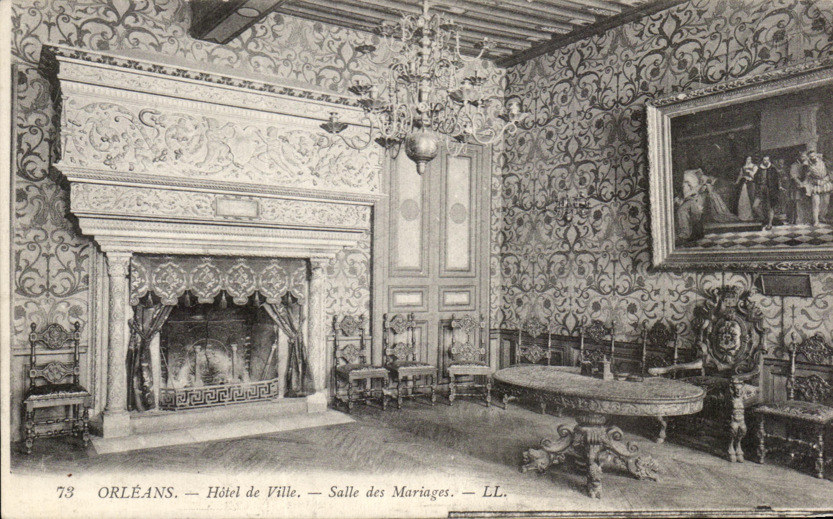 CPA Orleans Hotel de Ville Salle des Mariages