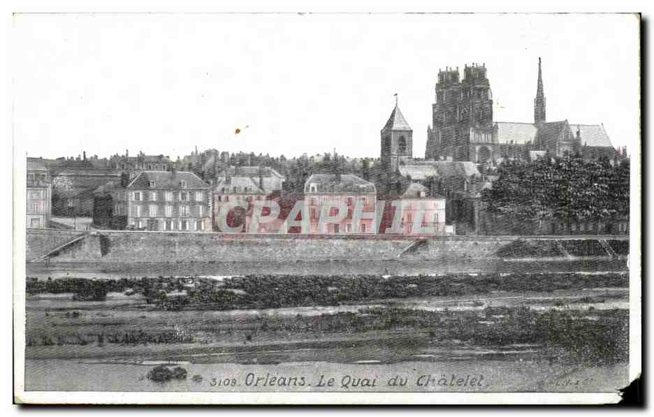 CPA Orleans Le Quai du Chatelet