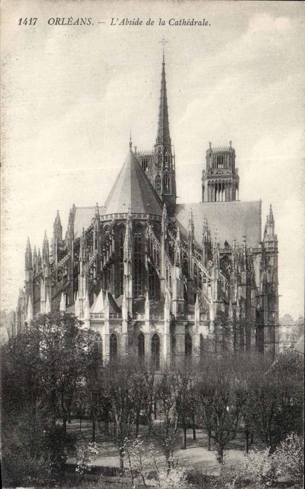 CPA Orleans L'Abside de la Cathedrale