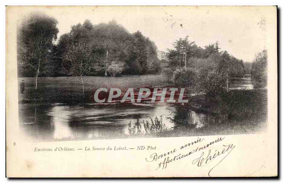 CPA Environs d'Orleans La Source Du Loiret