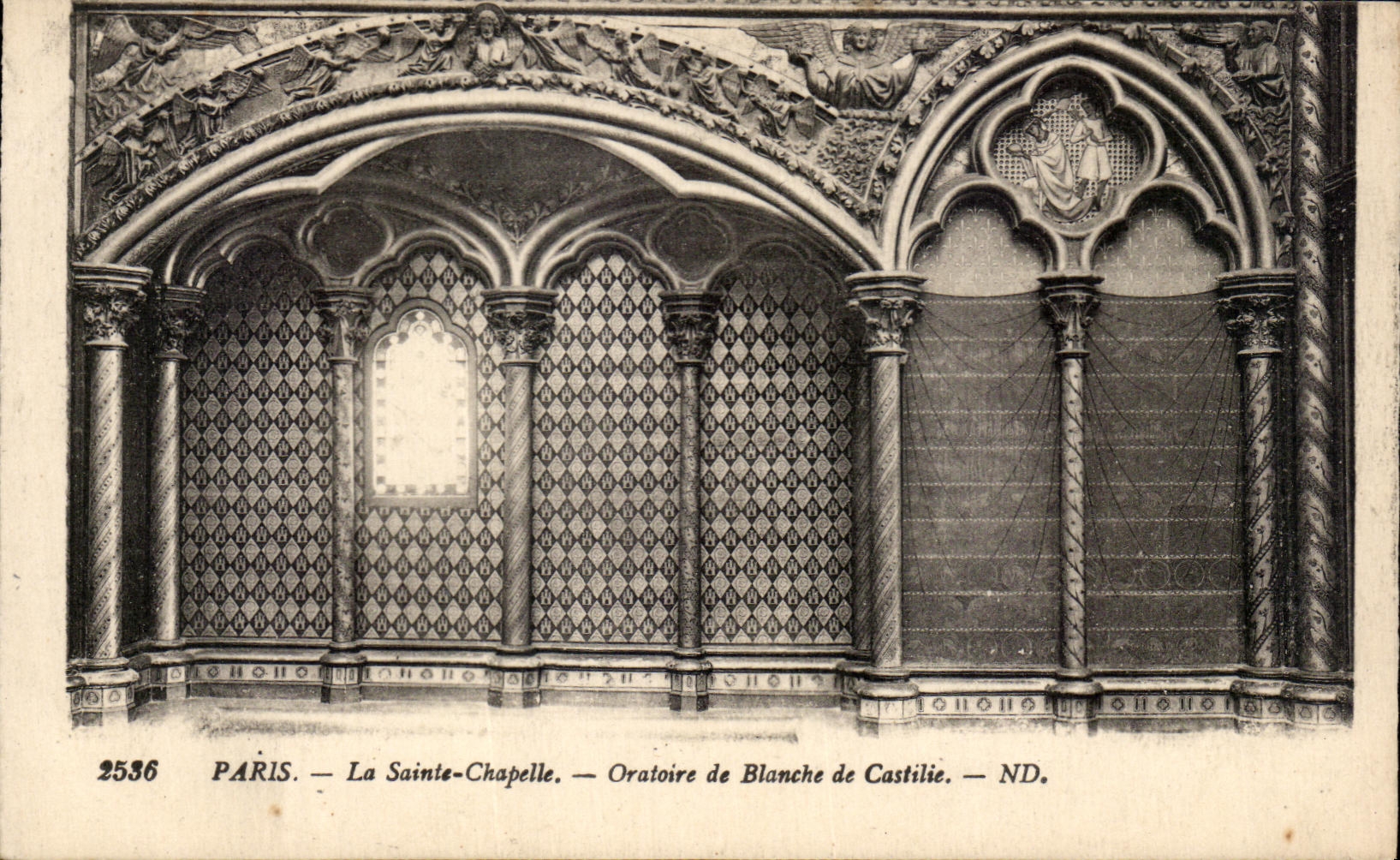 CPA Paris La Sainte Chapelle Oratoire De blanche De Castilie