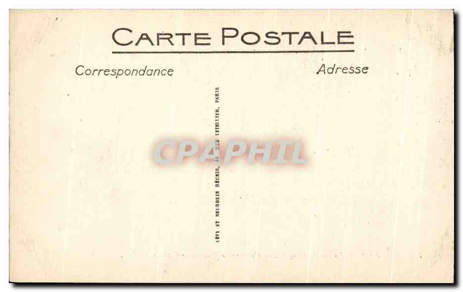 CPA Paris La Sainte Chapelle Oratoire De blanche De Castilie — Rückseite