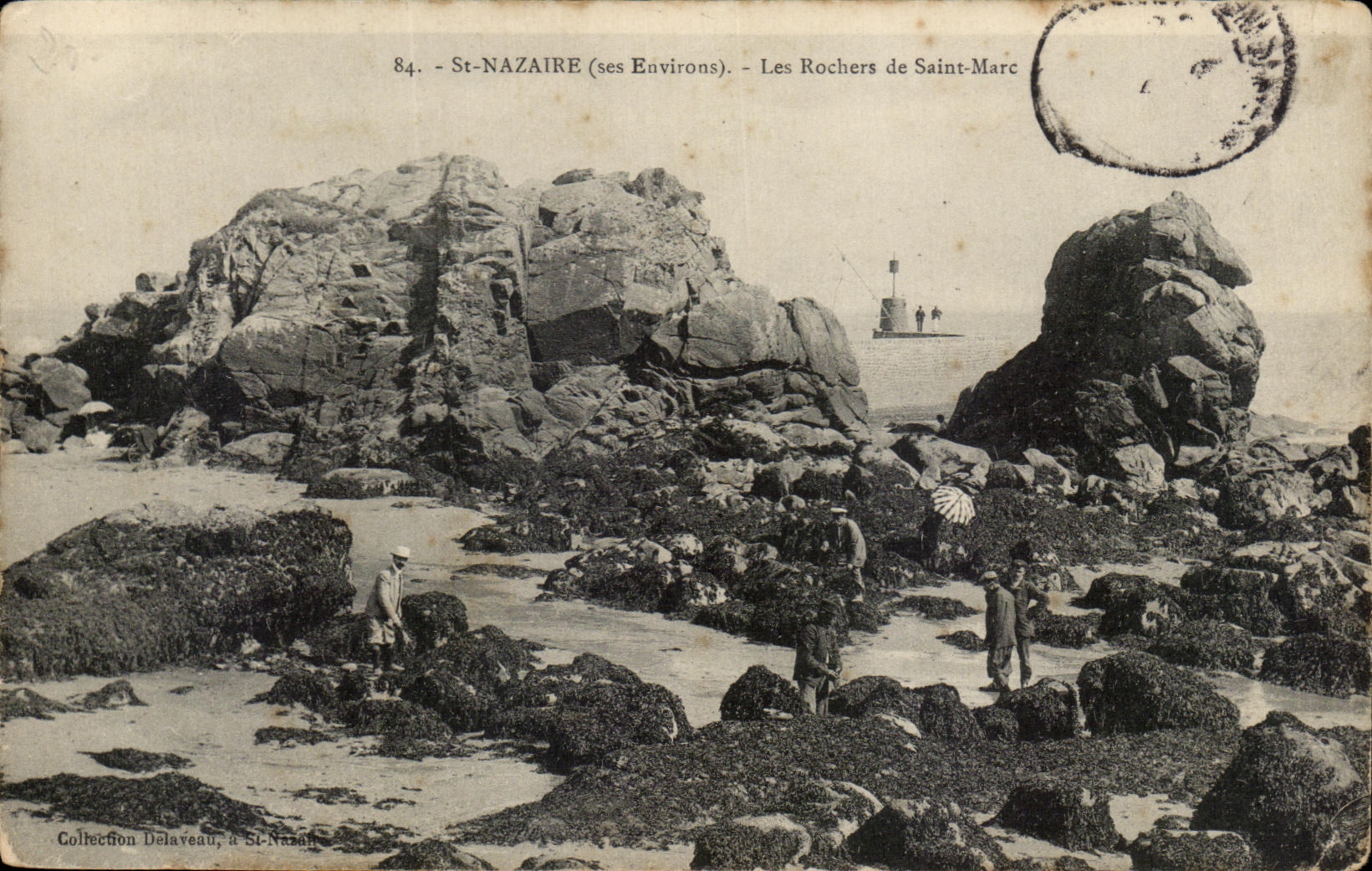 CPA St Nazaire Les Rochers De Saint Marc