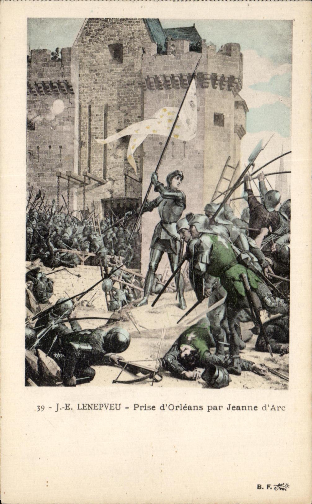CPA Lenepveu Prise D'Orleans Par Jeanne d'Arc