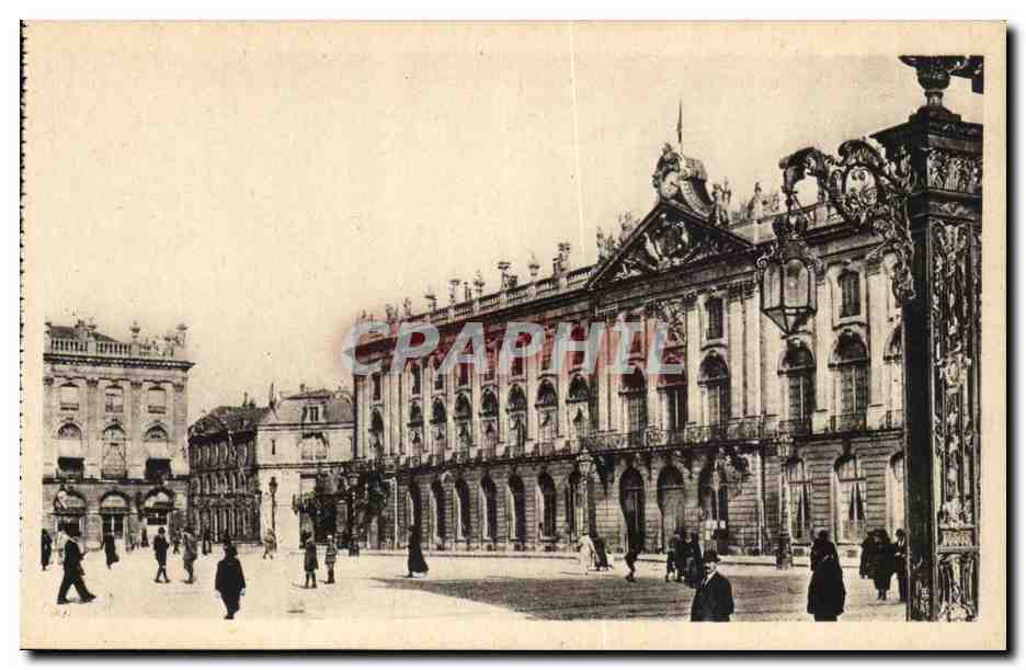 CPA Nancy Place Stanislas Hotel De Ville Et Prefecture