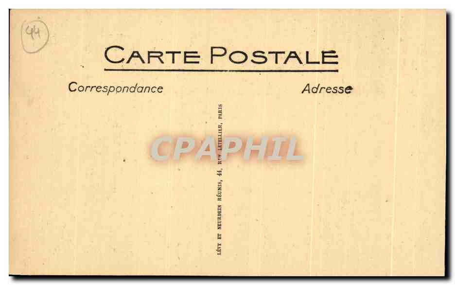 CPA Nantes La Facade De La Cathedrale — Verso