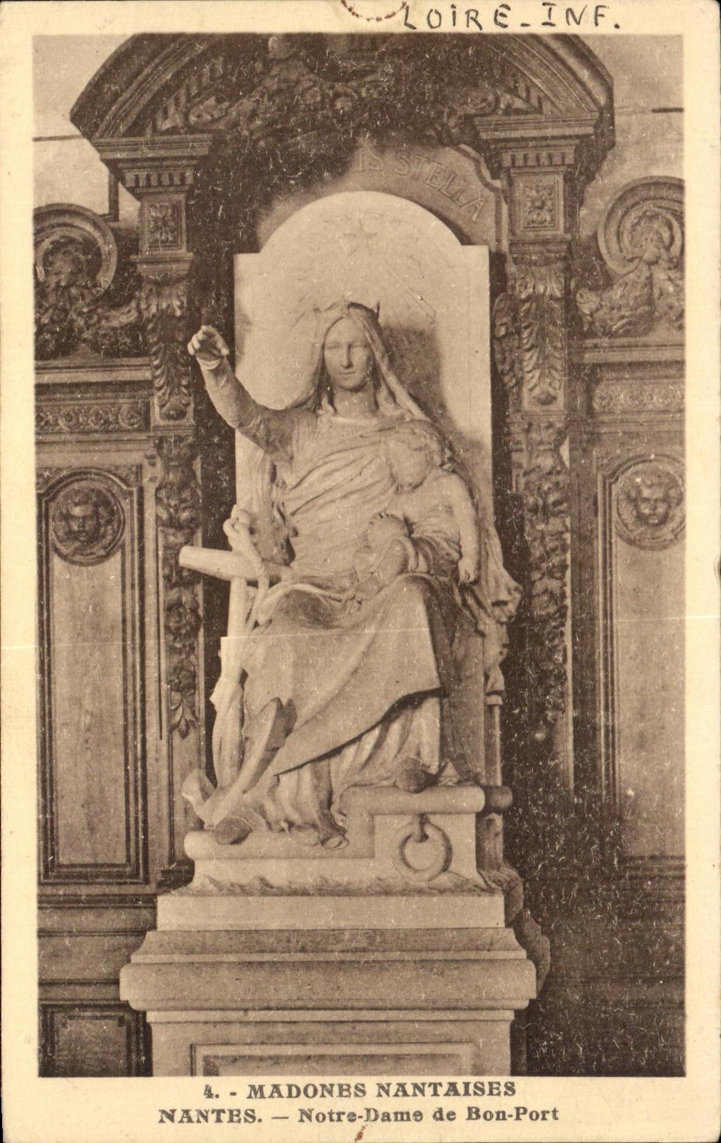 CPA Nantes Madones Nantaises Notre Dame de Bon Port