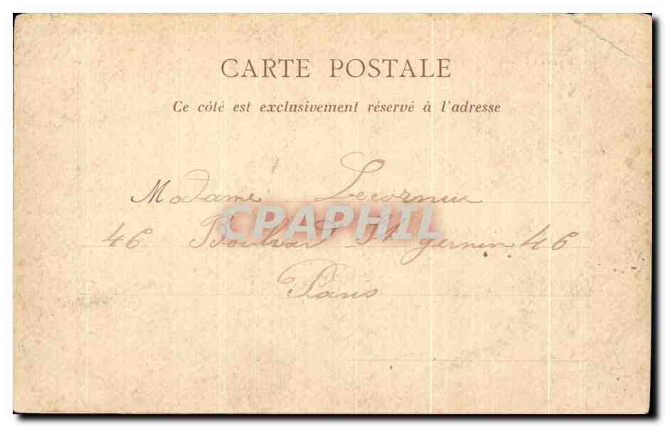 CPA Nantes Le Chateau Entree Principale — Verso