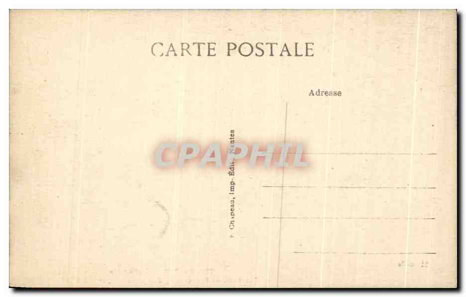CPA Nantes Cathedrale Tombeau de Francois II duc de Bretagne Lion — Verso