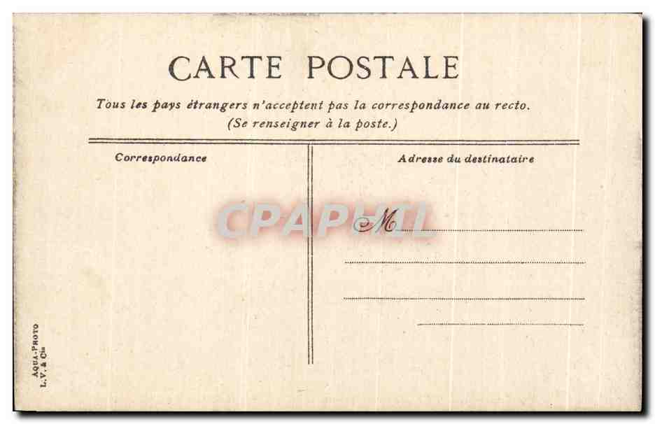 Lyon - Le Théâtre — éditeur L.Y. & Ch. n°16 — Verso