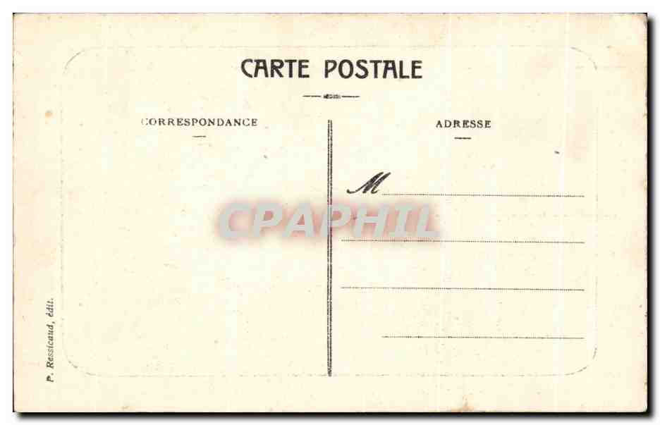 CPA Lyon Place Bellecour et Coteau de Fourvieres — Reverso