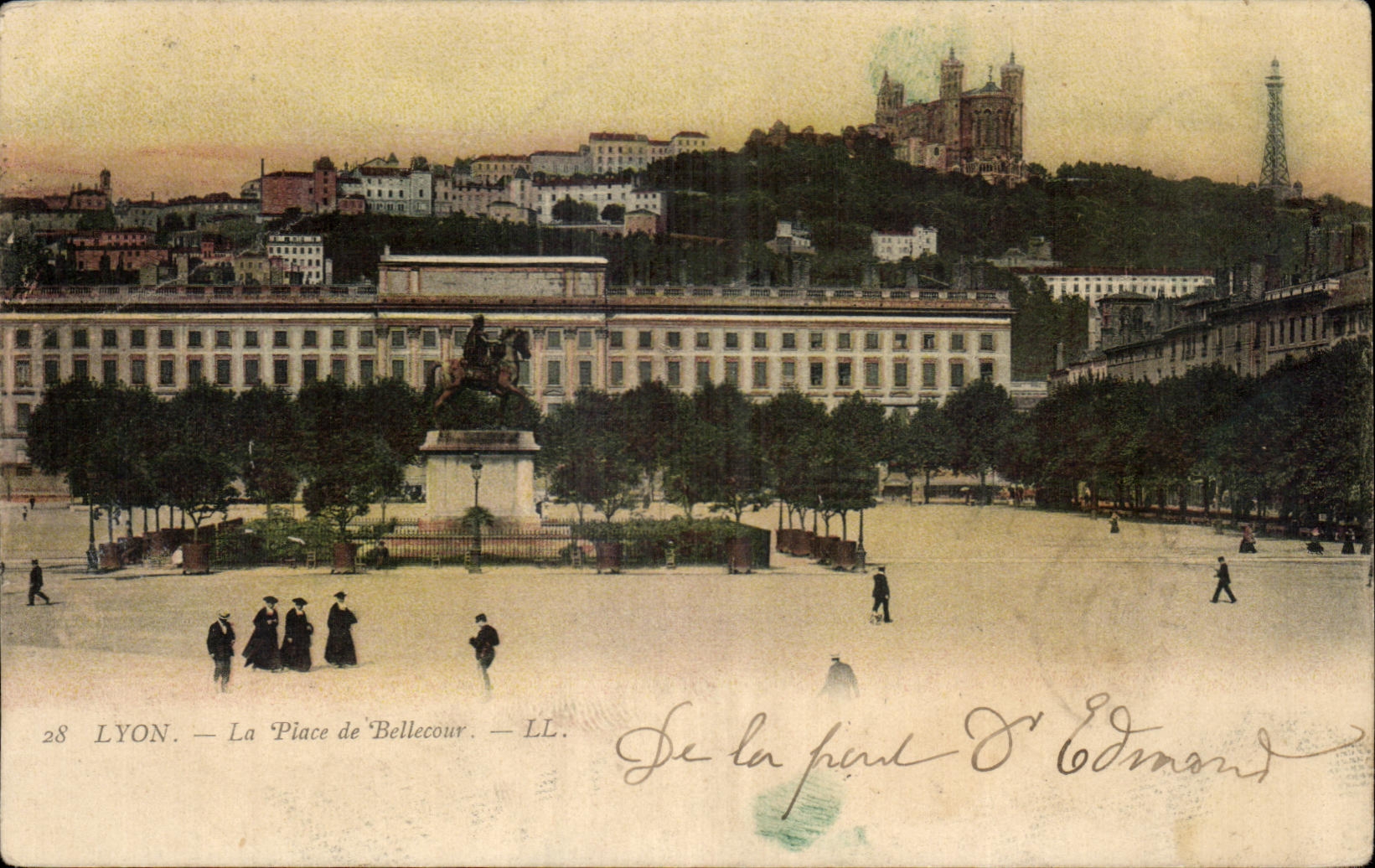 CPA Lyon Le Place de Bellecour 