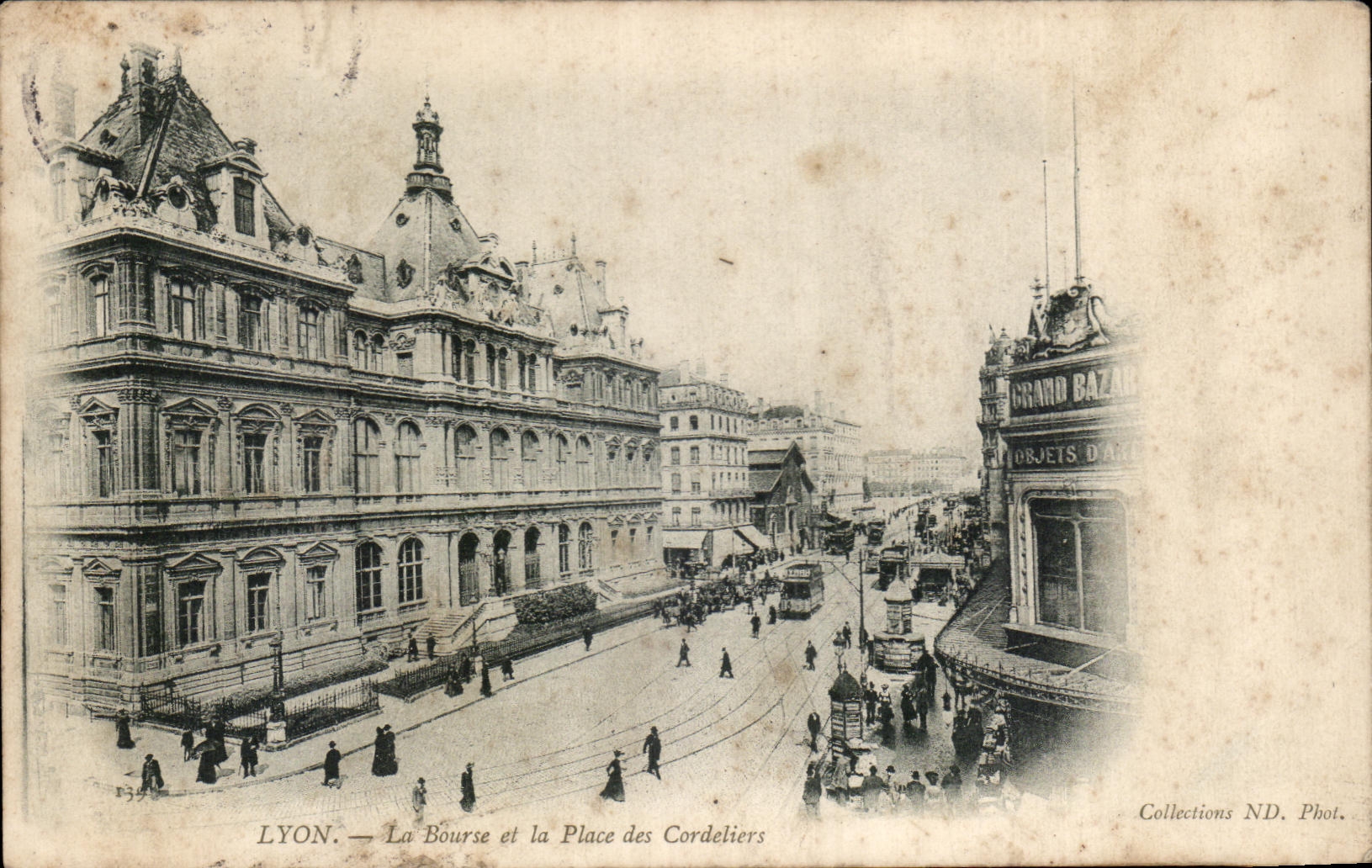 CPA Lyon Le Bourse et La Place des Cordeliers 