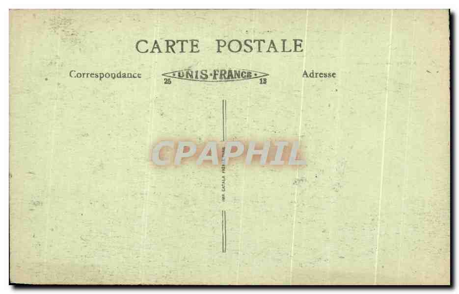 CPA Lyon Abside de la Nouvelle Eglise de Fourviere  — Verso