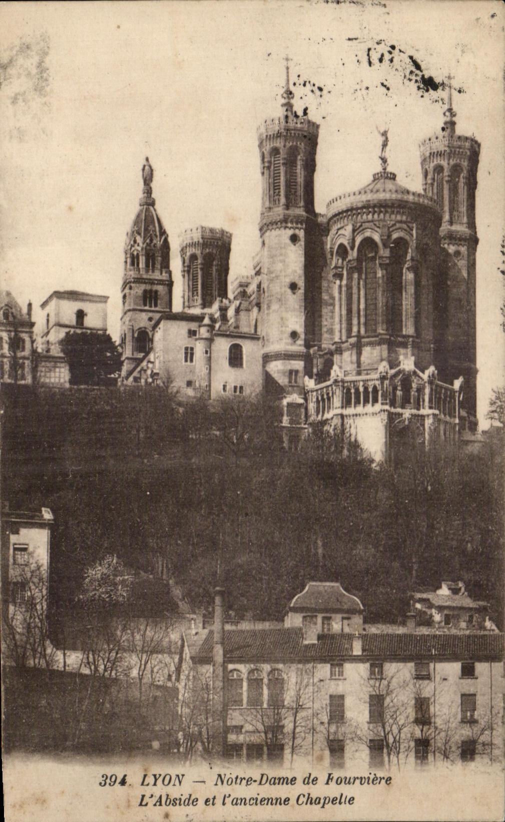 LYON — Notre-Dame de Fourvière — L'Abside et l'ancienne Chapelle