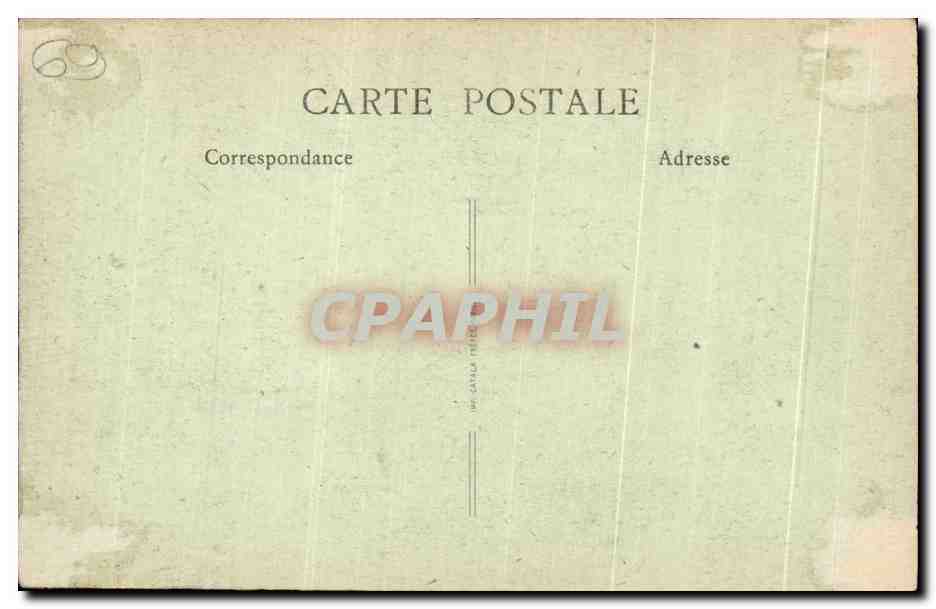 Fournières — Souvenir de Fournières — B. F. éditeur, n° 418 — Verso