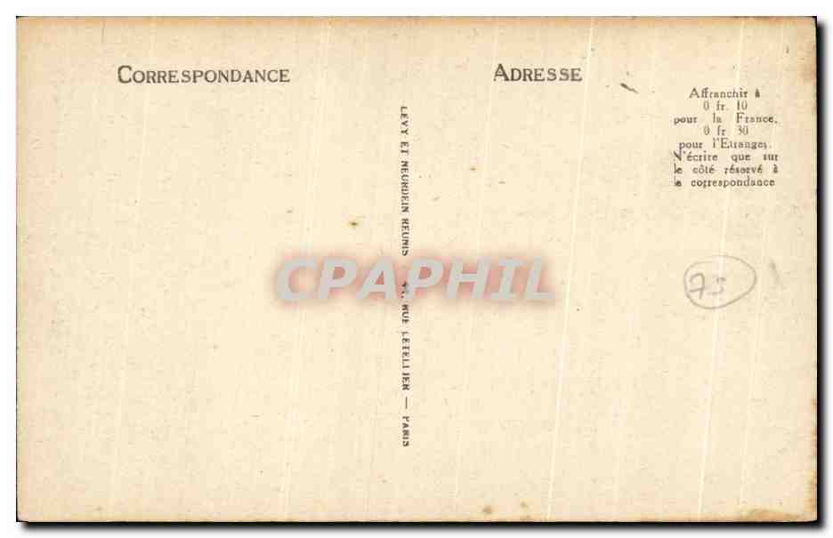 CPA Paris Tombeau de l'Empereur aux Invalides Napoleon 1er — Verso