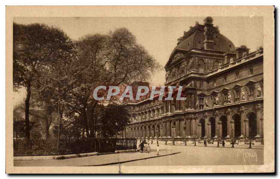 CPA Paris Les Petits Tableaux De Paris Le Louvre pavillon Richelieu