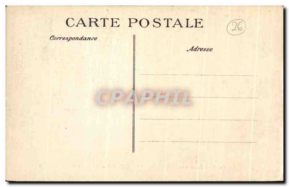CPA La Loire Fittoresque Montbrison Le Jardin Public — Rückseite