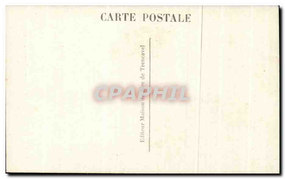 CPA Carcassonne Le Plus beau joyau Portail Roman de I'Eglise — Verso