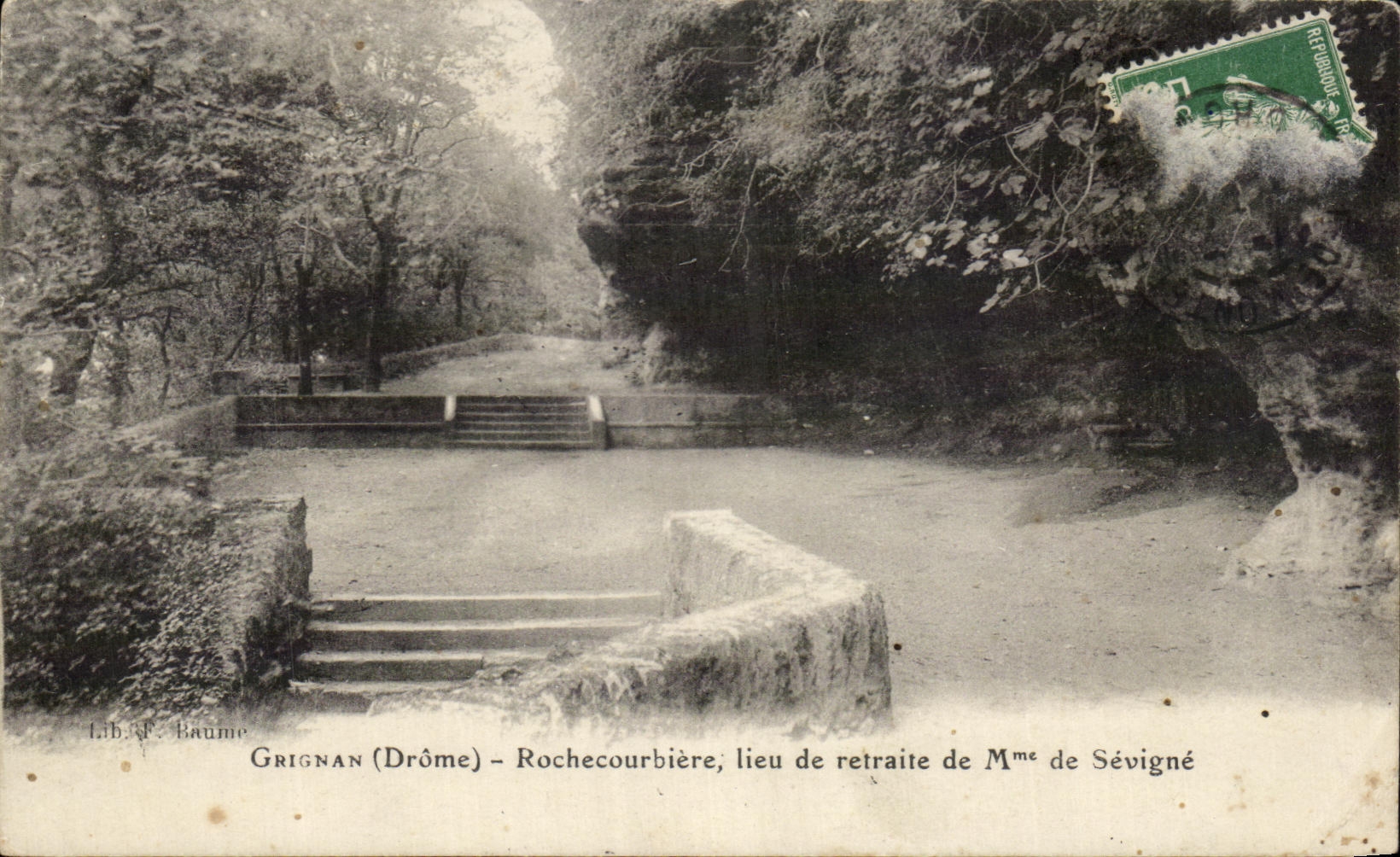 Grignan (Drôme) - Rochecourbière, lieu de retraite de Mme de Sévigné — Lib. F. Baume