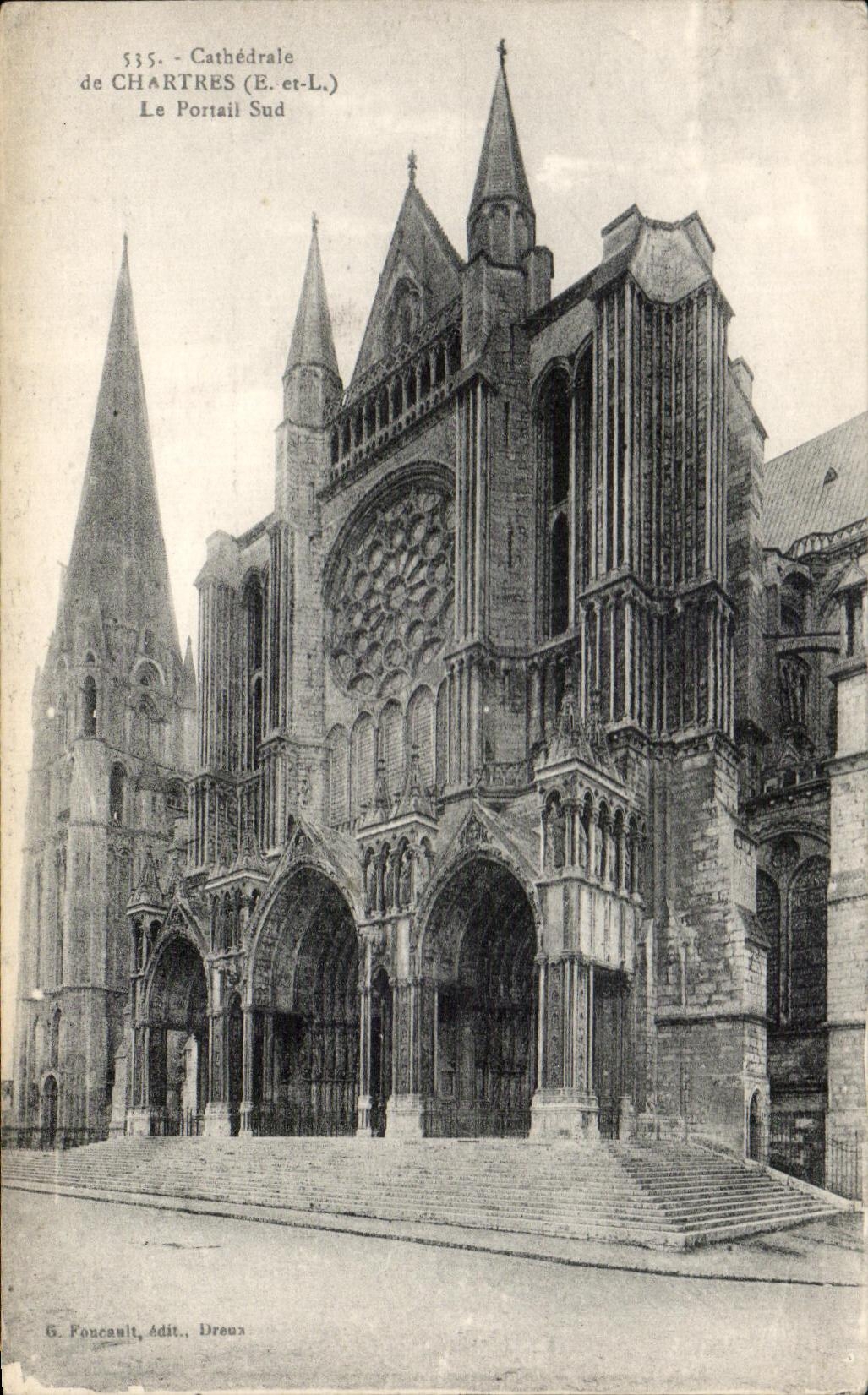 Cathédrale de Chartres — Le Portail Sud — G. Foncault, Dreux