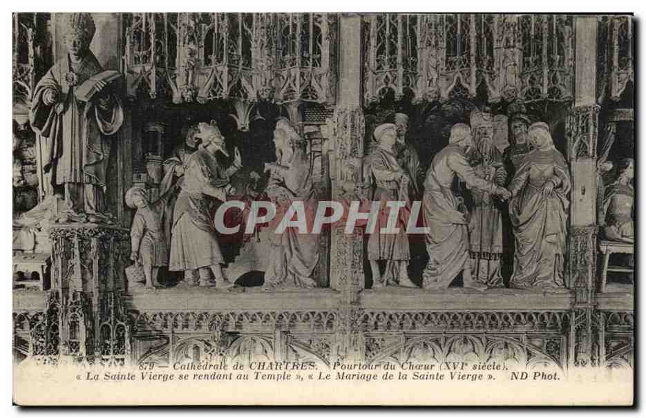 Cathédrale de Chartres — Pourtour du Chœur (XVIIe siècle) — ND Phot.