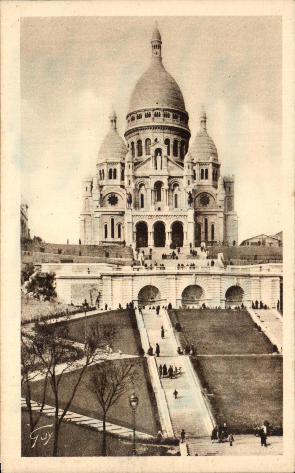 CPA Paris Sacre Coeur Montmartre