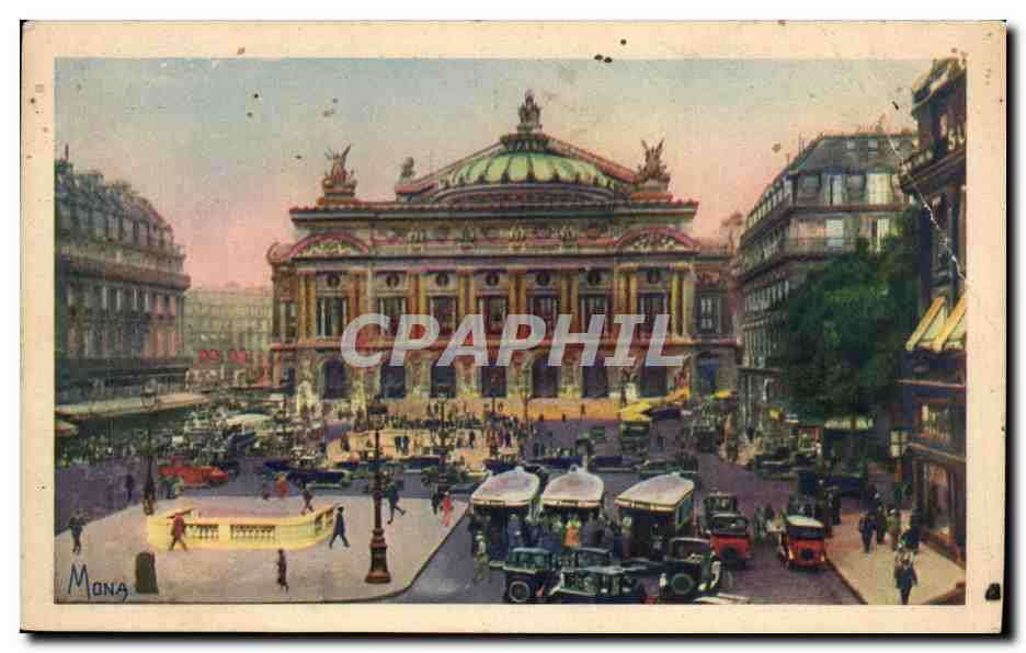 CPA Les Petits Tableaux De Paris La Place De l'Opera L'Opera