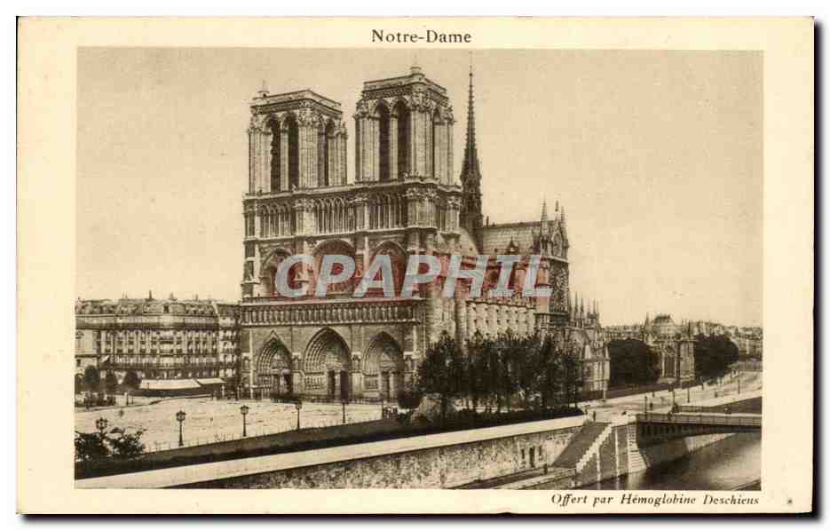 CPA Notre Dame Offert Paris 