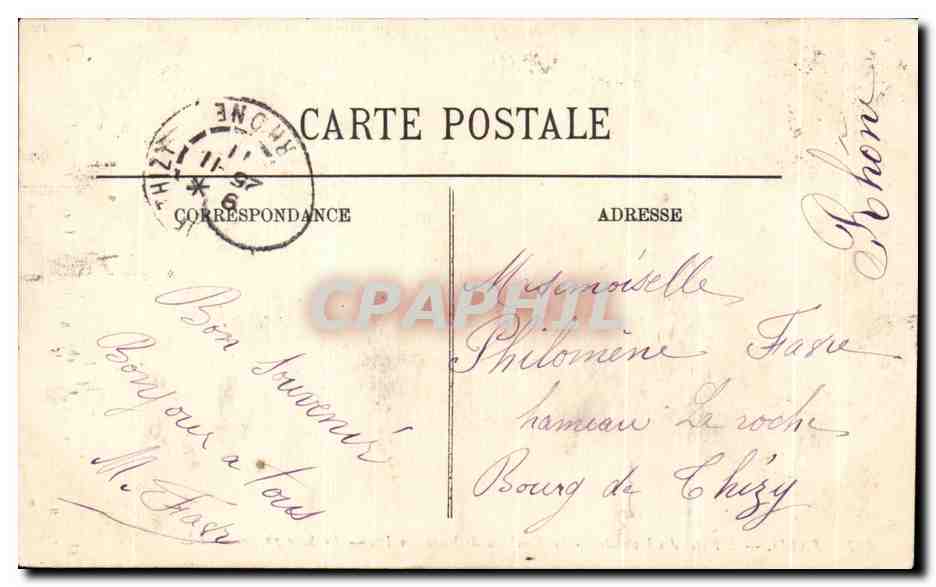 CPA Paris L'Hotel Des Invalides Le Tombeau De Napoleon 1er Le Sarcophage — Verso