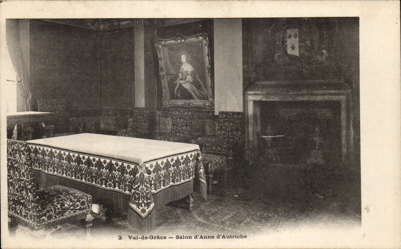 CPA Val De Grace Salon d'anne d'Autriche Paris 