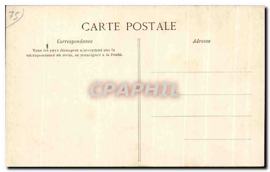 CPA Val De Grace Salon d'anne d'Autriche Paris  — Verso