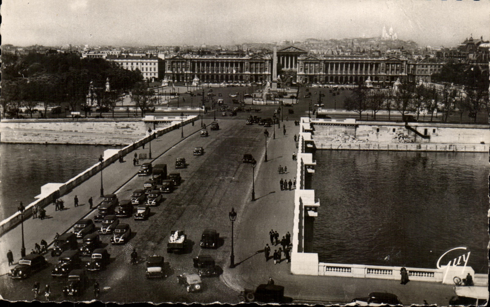 CPA Paris Et Ses Merveilles Pont Et Place De La Concorde