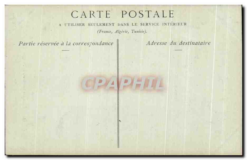 CPA Paris Hotel des Invalides le Tombeau de Napoleon 1er — Rückseite