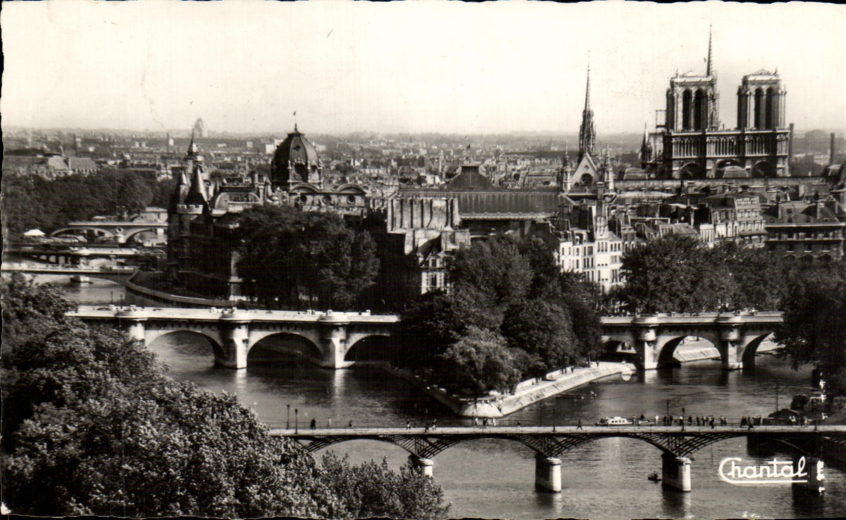 CPA Paris La Pointe de la Cite et les Ponts
