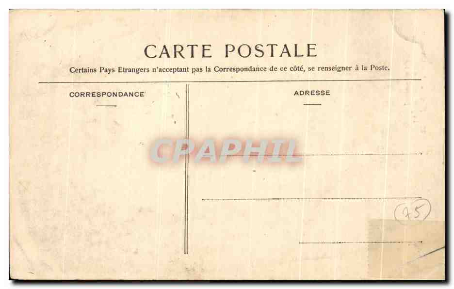 CPA Paris Place de Breteuil Le Puits artesien de Grenelle — Verso