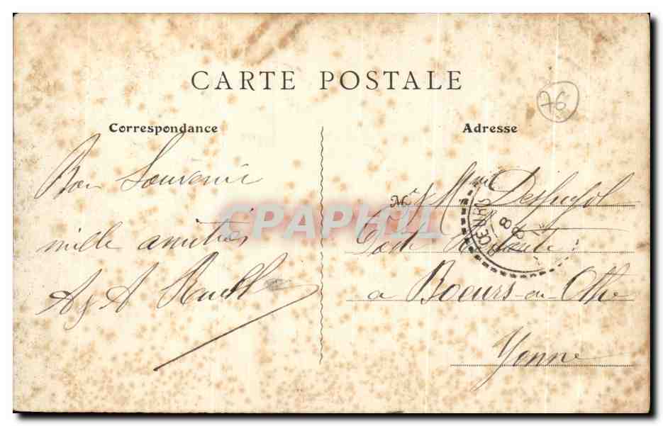 CPA Paris La Roseraie de I'Hay Allee couverte — Rückseite