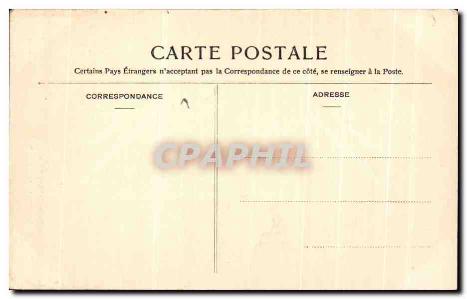 CPA Paris Notre Dame Chimeres Monstres — Verso
