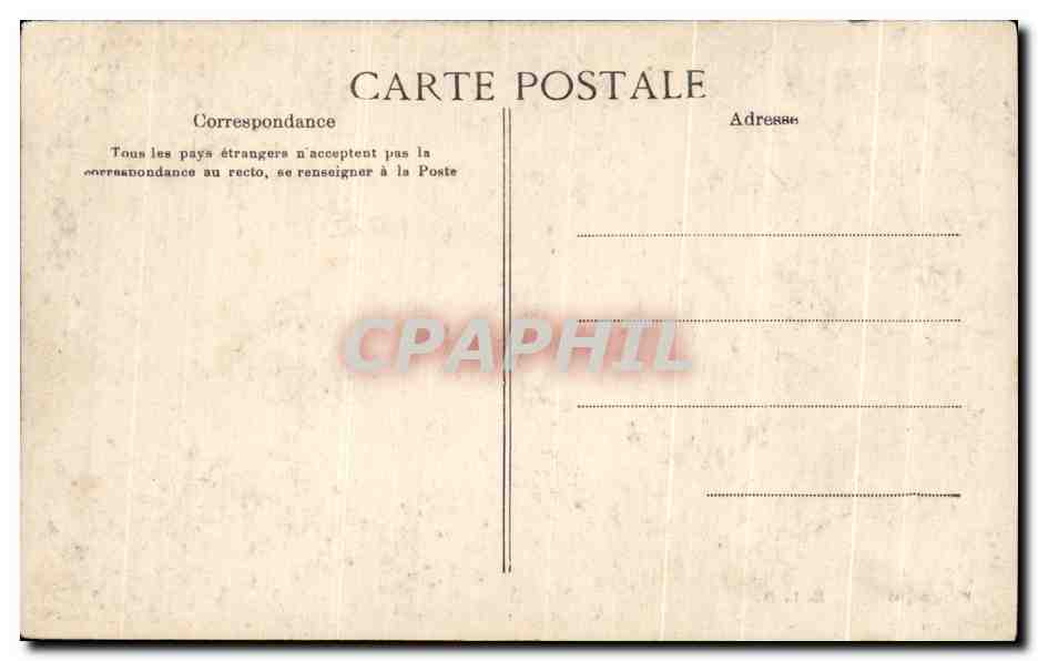 CPA Souvenir De Paris Hirondelles — Rückseite