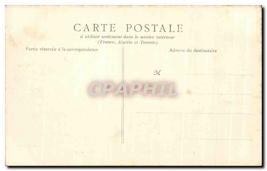 Mâcon — Caserne Duhesme (134e Régiment d'Infanterie) — B. F. Paris — Rückseite