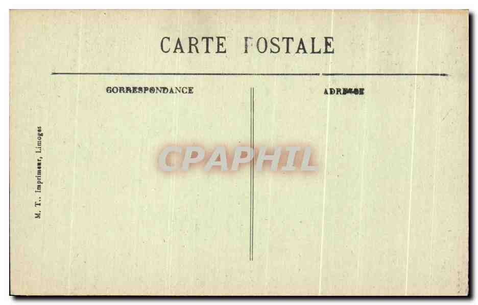 CPA Lourdes Grottes du Loup a 10 Minutes De La Basilique — Verso