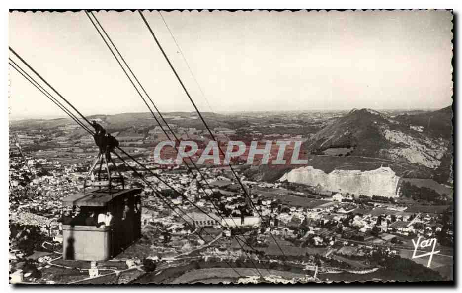 CPA Lourdes Le Beout en Teleferique Une Cabine sur le parcours 