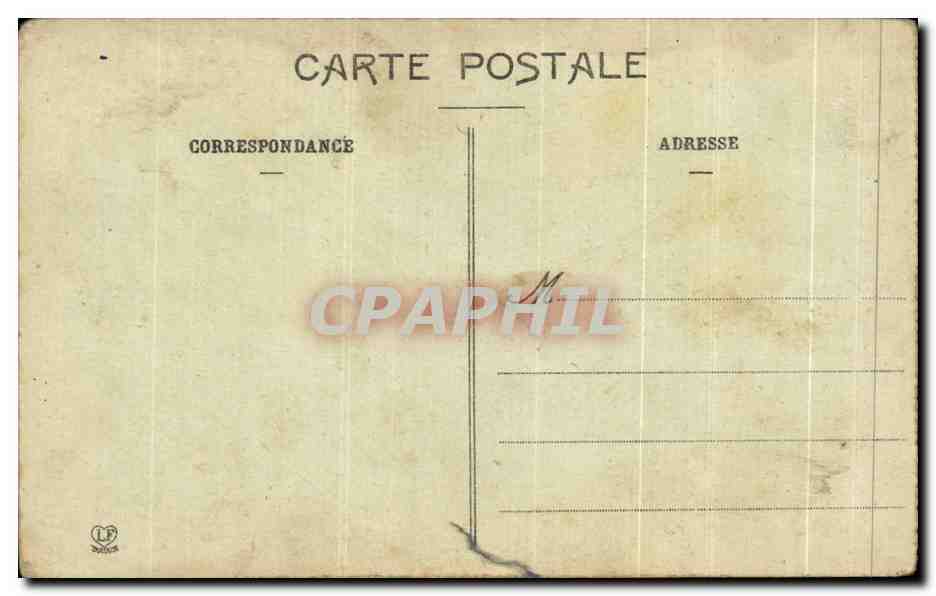 CPA Lourdes Vue plongeante Sur la Basilique Les Hautes Pyrenees — Verso
