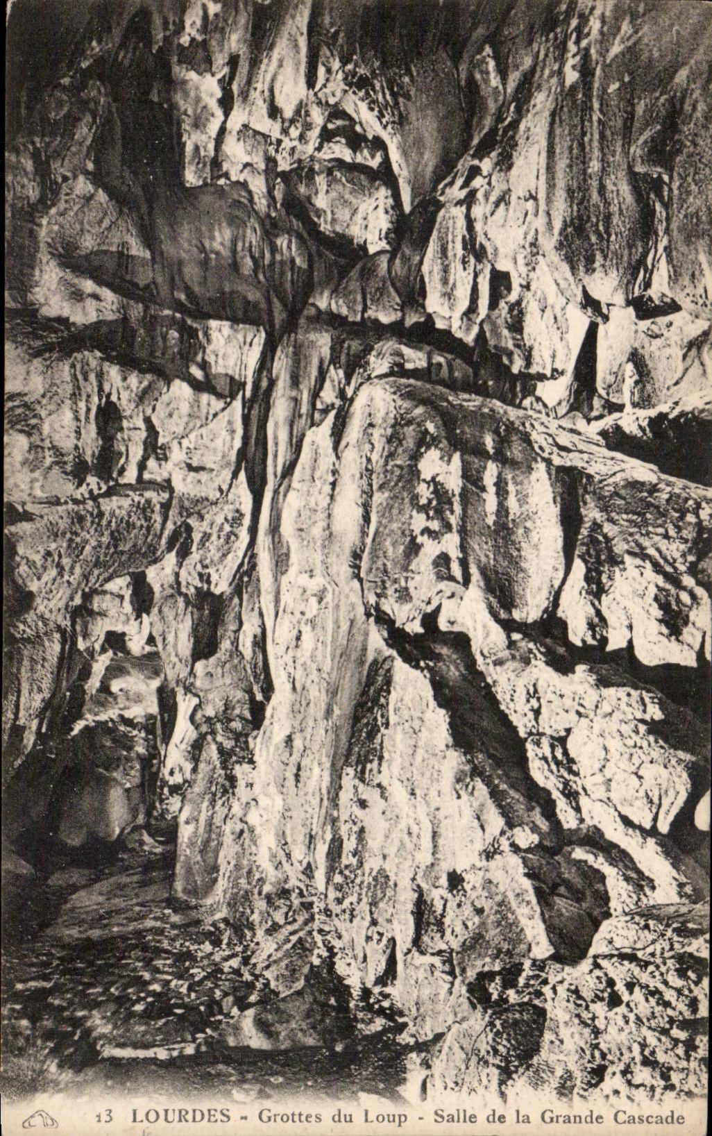Lourdes - Grottes du Loup - Salle de la Grande Cascade
