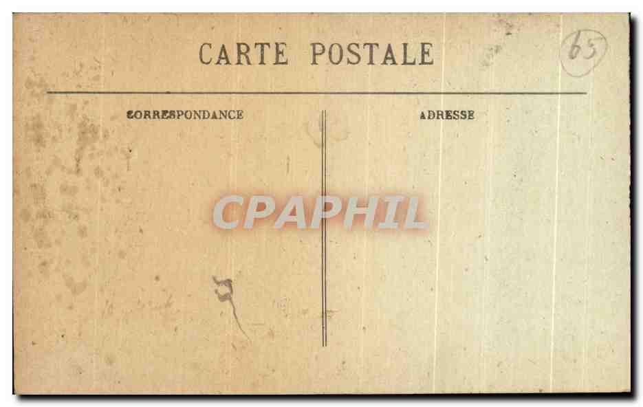 CPA Lourdes Statue du Calvaire — Verso