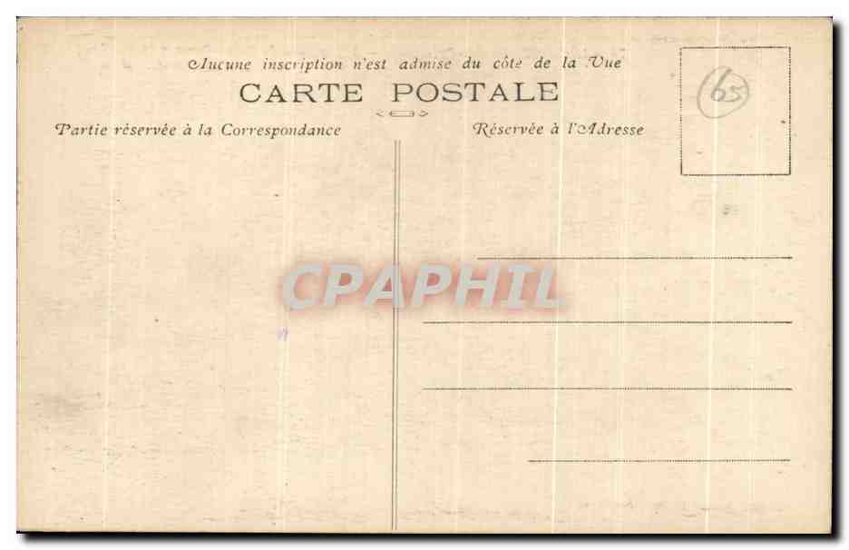 CPA Lourdes Apparition du Sacre Coeur a la Bienheureuse Marguerite Marie — Verso