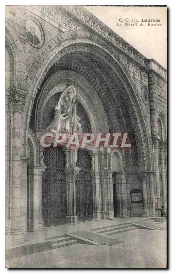 CPA Lourdes Le Portail du Rosaire