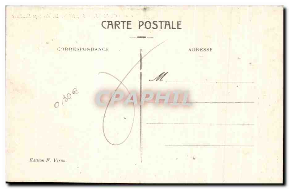 CPA Lourdes Hopital N D des Sept Douleurs — Verso