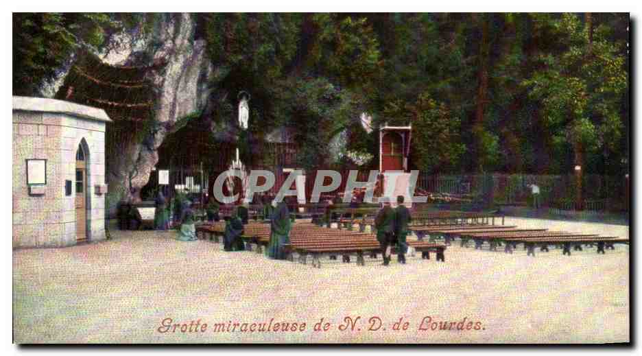 Grotte miraculeuse de N.D. de Lourdes — Édition de l'Alliance Catholique, Lourdes (H.P.)